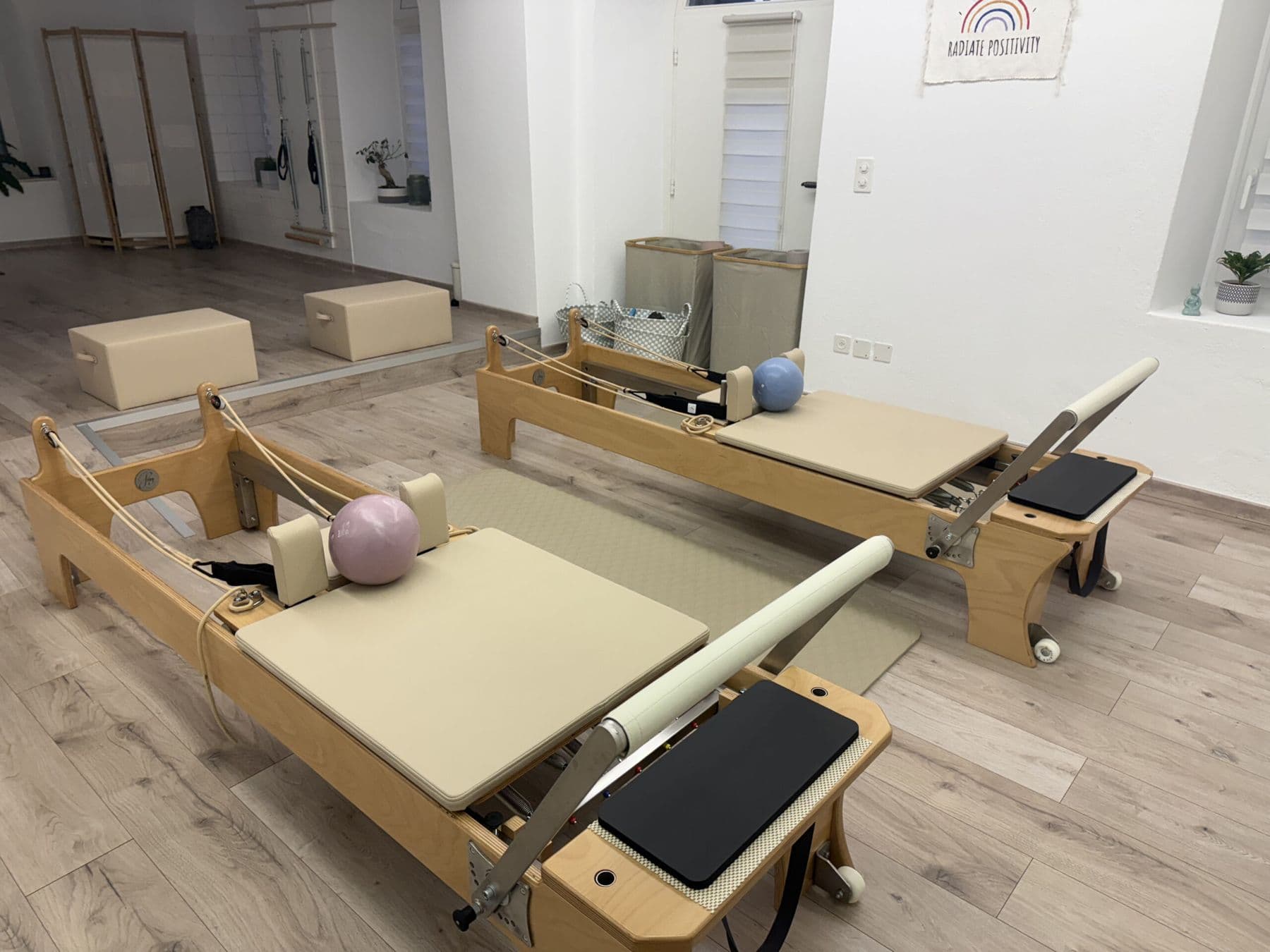 I due Reformer dello studio YomaTime a Lumino